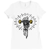 skateboard truck Ladies Fitted T-Shirt