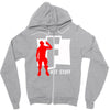 hot stuff batle royal gaming Zipper Hoodie