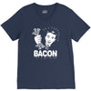love bacont fun ny V-Neck Tee
