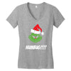 humbug grinch christmas Women's V-Neck T-Shirt