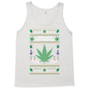 smoke weed ugly sweater Tank Top