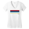 France 1990 Women's V-Neck T-Shirt