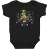 kill bowser Baby Bodysuit