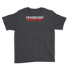 i'm in good shape round is a shape! funny Youth Tee