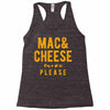mac and cheese please Racerback Tank