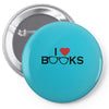 i love books Pin-back button