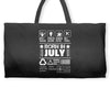 Born In July Weekender Totes