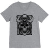 skull V-Neck Tee