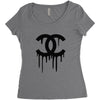 SIMPLE ART Women's Triblend Scoop T-shirt