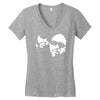 ugk airbrushed stencil Women's V-Neck T-Shirt