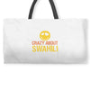 crazy about swahili Weekender Totes