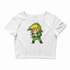 blowing bits Crop Top