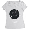 Virgo Zodiac Sign Minimal Design Women's Triblend Scoop T-shirt