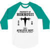 Property Of Honnouji Athletics Dept. 3/4 Sleeve Shirt