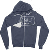 salt Zipper Hoodie