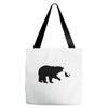 Bear Fishing Tote Bags