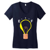 running out of bright ideas Women's V-Neck T-Shirt