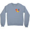Rainbow Equality Heart Crewneck Sweatshirt