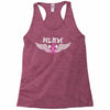 angel wing believe breast cancer Racerback Tank