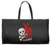 skull &amp; flames Weekender Totes