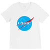 logic nasa V-Neck Tee