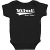 millwall born and raised retro Baby Bodysuit