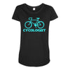 cycologist Maternity Scoop Neck T-shirt