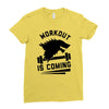 round neck half sleeves Ladies Fitted T-Shirt
