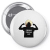 khabib nurmagomedov silouhette Pin-back button