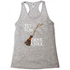 yes i can drive stick Racerback Tank