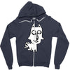 dog or fox Zipper Hoodie