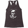clown es nerd retro horror fun Racerback Tank