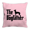 the dogfather italian greyhound Throw Pillow