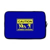 caution zombies crossing t shirt x large funny walking brains awesome Laptop sleeve