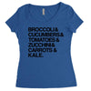 vegan Women's Triblend Scoop T-shirt