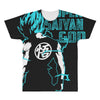 Super Saiyan God DB Super Goku All Over Men's T-shirt