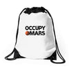 occupy mars Drawstring Bags