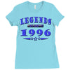 legends are born in 1996 hoodie 9 Ladies Fitted T-Shirt