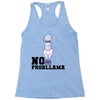 no probllama Racerback Tank