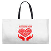autism mom my heart Weekender Totes