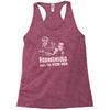 frankensolo meets the wook man Racerback Tank