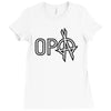 opa logo Ladies Fitted T-Shirt