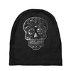day of dead sugar skull Baby Beanies