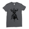 skeleton biker Ladies Fitted T-Shirt