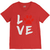 love dog paw V-Neck Tee
