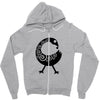 Sankofa Bird Zipper Hoodie
