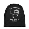 i'm awesome  funnycomic deal with it party retro cool Baby Beanies