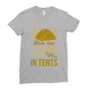 dude that camp trip in tents funny Ladies Fitted T-Shirt