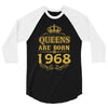 queens are born in 1968 3/4 Sleeve Shirt