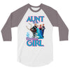 aunt of the birthday girl 3/4 Sleeve Shirt